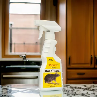 Rat Guard 250ML Spray by Mikado | Best Rat Wire Protector Spray | Non Toxic Rat Repellent for Home and Vehicles thumbnail 0
