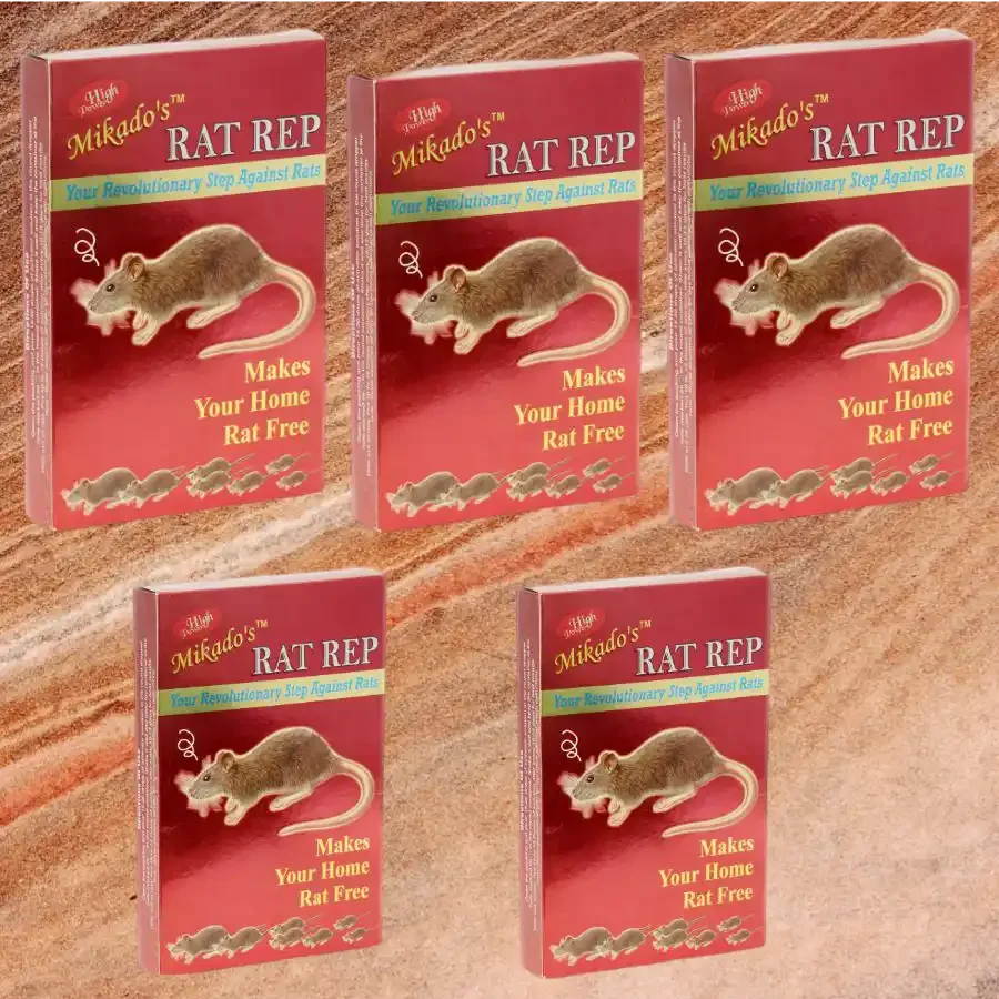 Mikado Rat Repellent Spray Pack of 5 | Non-Toxic Rat Repellent for Home and Car Protection image 1
