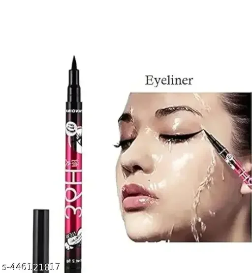 Mini Straightener Eyeliner Lipstick Combo Set for Women | 36H Long Wear Eyeliner Pen | 4in1 Red Edition Liquid Matte Lipstick | Portable Beauty Kit image 4