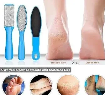 pedicure tools for feet | Stainless Steel Pedicure Kit pitchfork filer for nail repair image 2