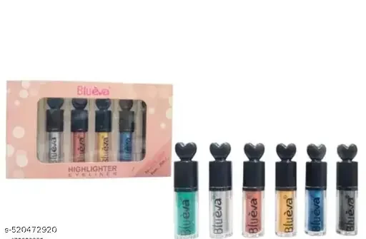 Multicolour Waterproof Eyeliner Set 6 Pcs for Girls & Women | Long Lasting, Smudge Proof | Matte Eye Makeup Kit | Affordable Eye Liner Combo  image 2