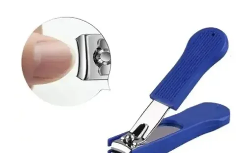 Lanellie Nail Clipper Set | Sharp Stainless Steel Fingernail & Toenail Clippers with Built-in Nail File | 2pc Nail Cutter for Men & Women| image 1