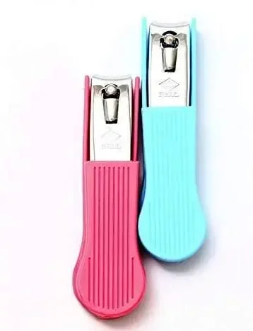 Lanellie Nail Clipper Set | Sharp Stainless Steel Fingernail & Toenail Clippers with Built-in Nail File | 2pc Nail Cutter for Men & Women| image 4