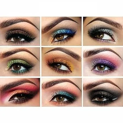 12 Colour Heart Shape Silky Shine Eyeshadow Palette Multicolour Powder Makeup Kit for Women Long Lasting Blendable, Professional Eye Shadow 12‑Shade Kit India image 3