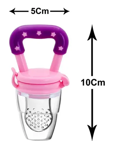QTYPIY Baby Safe Silicone Squeeze Fresh Food Feeder Bottle | Silicone Teether & Food Dispensing Spoon for Babies (Set of 3) thumbnail 1