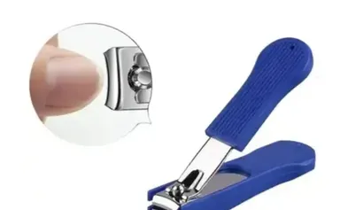 Nail Cutter with Nail Filer for Men and Women | Durable Metal Nail Grooming Kit by  thumbnail 0