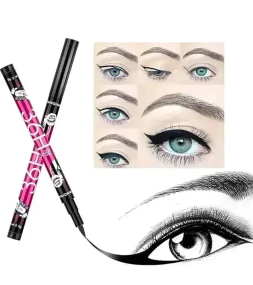 Red Edition Liquid Matte Lipstick Set of 4 with Black 36H Waterproof Eyeliner |Long-Lasting Matte Finish for Women and Girls image 3