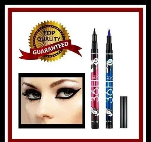 Flower Lipstick and Eyeliner Pack of 2 | Long-lasting Waterproof Lipstick and Eyeliner Combo image 1