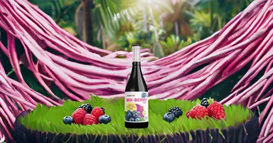 EVERYOUTH Mix Berry Juice, 1000ml, Fortified with Blueberries, Raspberries, Cranberries | Vegan, Antioxidant-Rich, No Added Sugar, Ideal for Immunity Boost thumbnail 2