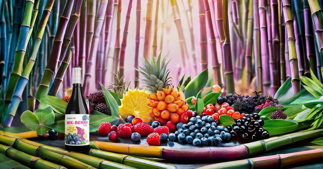 EVERYOUTH Mix Berry Juice, 1000ml, Fortified with Blueberries, Raspberries, Cranberries | Vegan, Antioxidant-Rich, No Added Sugar, Ideal for Immunity Boost image 4