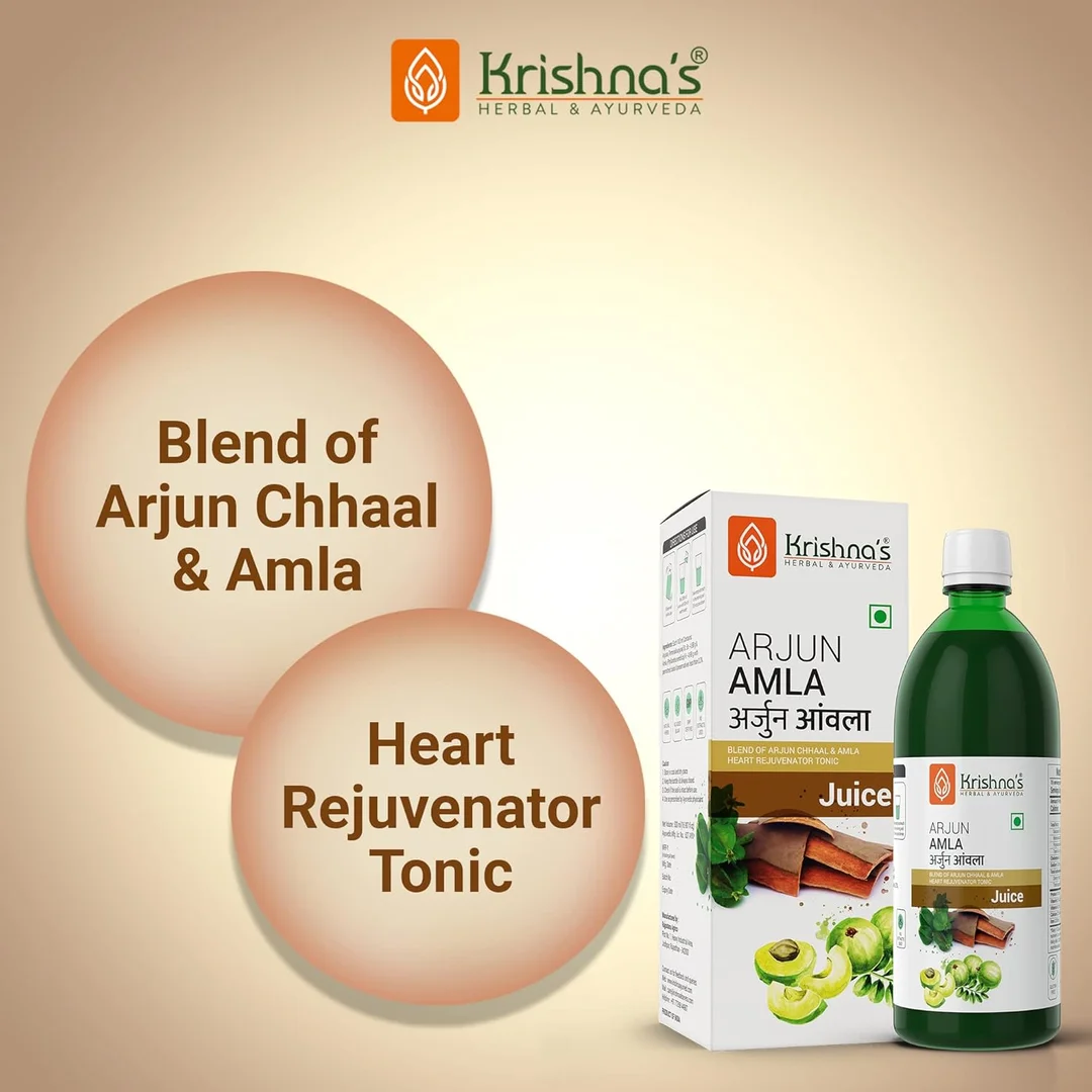 Arjun Amla Juice |500 ml Heart Health Booster | Natural Herbal Blend | Best Amla Juice for Strong Heart | Organic & Pure image 4