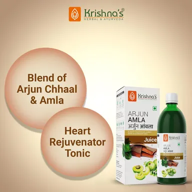 Arjun Amla Juice |500 ml Heart Health Booster | Natural Herbal Blend | Best Amla Juice for Strong Heart | Organic & Pure thumbnail 3