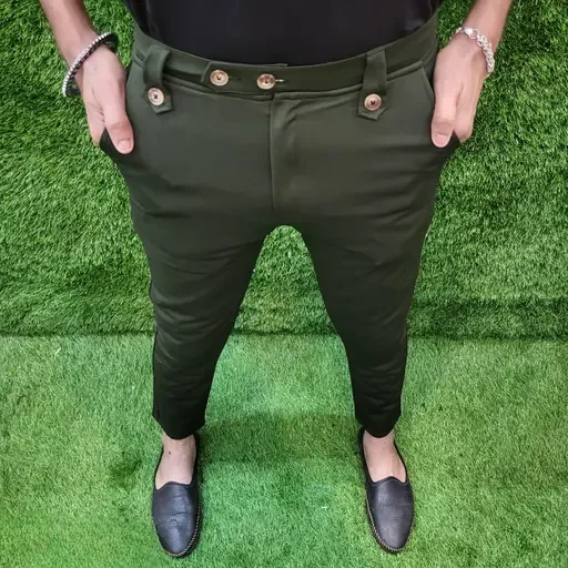 StylishFashionista Lycra Blend Men Trousers Pack of 2 | Slim Fit Stretchable Office & Casual Pants | Lightweight Breathable Men Trousers  image 2