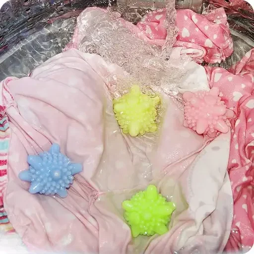 Kelby Pack of 6 Pcs Corona Washing Machine Balls | Eco-Friendly Laundry Balls | Energy-Saving Detergent Balls | Soft Fabric Care | India image 3