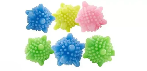 Kelby Corona Washing Machine Balls | Reusable Tangle Free Eco Friendly Laundry Scrubbing Balls | Pack of 6 | Solid Colorful Design | Ideal for All Fabric Types image 1