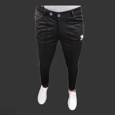 Eetma Men's Lycra Blend Track Pants | Stylish Jogger Pants | Olive & Wine Combo | Pack of 2 | Slim Fit | Gym| Yoga, Running|Casual Wear thumbnail 3