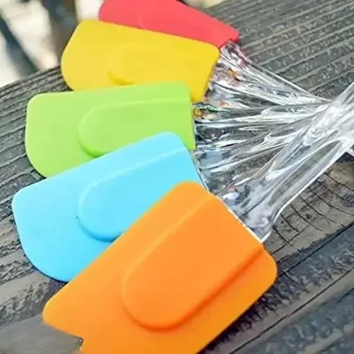 BeeDuck Silicone Spatulas Set | Heat Resistant Heavy Duty Rubber Commercial Grade | 2 Pieces for Indian Kitchens image 2