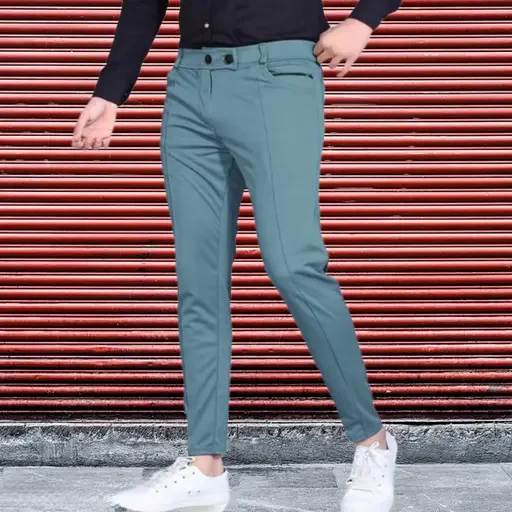 Men Lycra Jogger Pants Pack of 3 | Stretchable Gym Trousers | Casual Wear Track Pants | Yoga, Running & Lounge Use | Boys & Men Lower image 2
