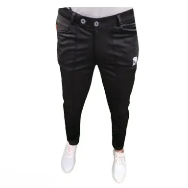 Men’s Lycra Track Pants | Jogging & Gym Pants | Green-Black Combo Pack of 2 | Stylish & Breathable Lower Jogger Pants thumbnail 1