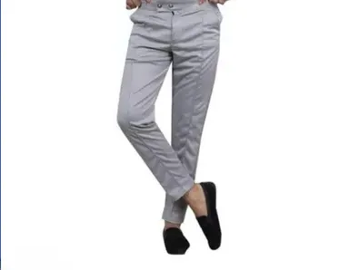 Men's Lycra Blend Track Pants | Stylish Joggers for Gym, Running & Yoga | Grey & Light Green | Regular Fit | Comfortable & Durable thumbnail 2