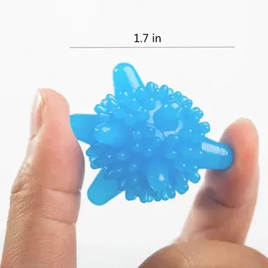 Kelby Pack of 10 Reusable Washer Balls | Eco Friendly Tangle Free Laundry Scrubbing Balls | Solid Colorful Silicone Laundry Washing Balls thumbnail 3
