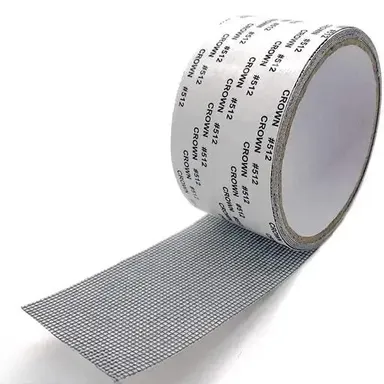 Window Screen Repair Tape | Waterproof & Strong Adhesive Mesh Tape for Door Tears & Holes | 200cm x 5cm | Black Color thumbnail 3