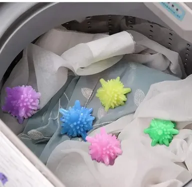 Kelby Reusable Dryer Balls, eco‑friendly washer balls, BPA free, washable laundry dryer balls pack of 12 thumbnail 1