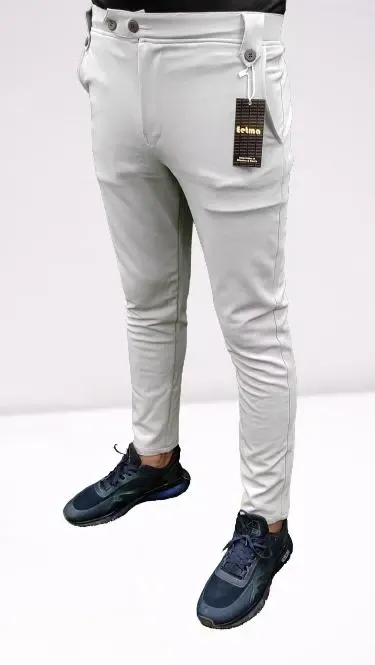 Eetma Lycra Jogger Pants for Men & Boys | Slim Fit, Soft & Stretchable |  Maroon & Grey | Gym, Yoga, Casual Wear thumbnail 2