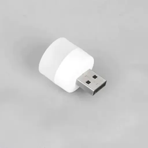 Kelby Portable USB Night Light | mini USB LED bulb for bathroom car nursery | compact portable atmosphere lamp | white image 1