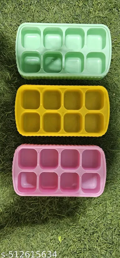 Unique Big Size Silicone Ice Cube Tray |Slow‑Melting Jumbo Ice Mold for Cocktails & Beverages, Food‑Grade, Assorted Colors thumbnail 3