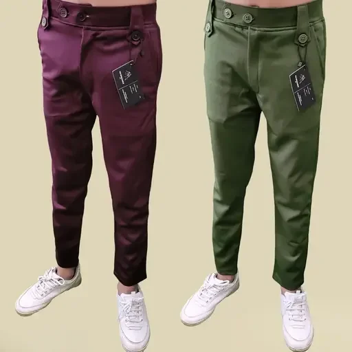 breathable school trousers for kids | adjustable waist pants pack image 1
