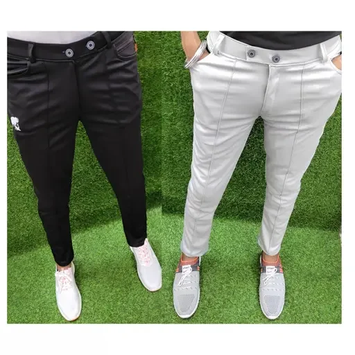 Men Jogger Pants | Soft Lycra Blend | Stylish Casual & Gym Joggers for Men & Boys | Comfortable Running & Yoga Lower Pants image 1