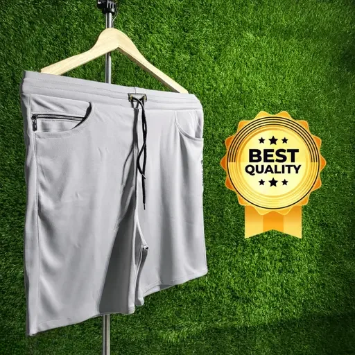 Men's Lycra Shorts Pack of 3 | Stylish Plain, Grey Blue Black | Comfortable Athletic Wear image 3