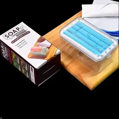 Bar Soap Roller Dispenser | Foaming Soap Holder Box with Drain Hole for Travel & Home | Bathroom/Kitchen Pack 1