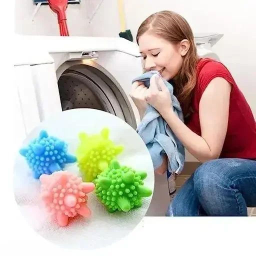 Washing Machine Vibration Pads & 10 Pc Corona Washing Balls | Adjustable Anti‑Vibration Feet & Noise‑Reducing Laundry Balls image 2