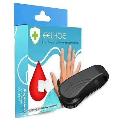 Acupressure Point Clip for Headache & Migraine Relief | Sugar Control Clip for Diabetics | Portable LI4 Acupressure Clip Hand Therapy 
