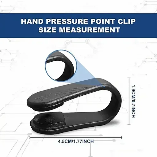 Sugar Control Acupressure Clip for Diabetics, Migraine & Tension Relief| LI4 Acupressure Point, Portable Stress Relief Tool image 2
