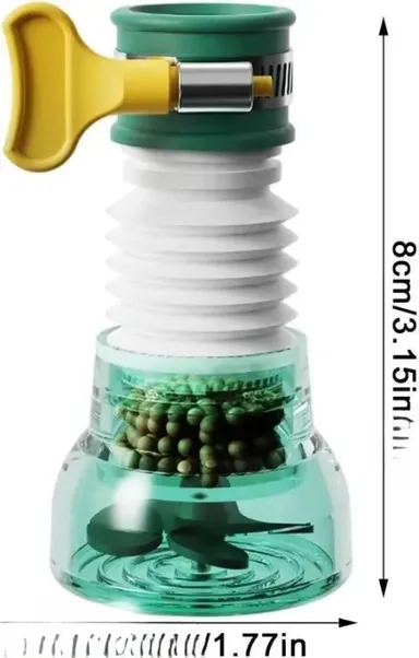  Water Faucet Adapter | Flexible Sink Extension|Anti-Splash, Water Saving| Rotatable Nozzle | Kitchen Tap Extender Green 