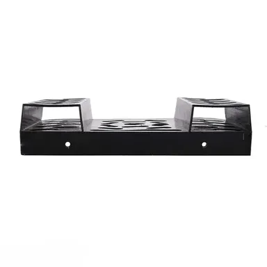 Kelby Plastic TV Set Top Box Stand | Wall-Mount with Dual Remote Holder | Diamond Cut Design | Durable Compact Ideal for Setup Box Router and Remotes thumbnail 2