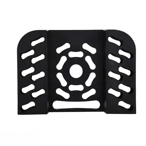 Kelby Plastic TV Set Top Box Stand | Wall-Mount with Dual Remote Holder | Diamond Cut Design | Durable Compact Ideal for Setup Box Router and Remotes image 4