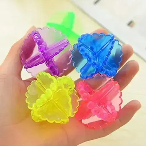 PVC Laundry Balls for Washing Machine | Softener & Energy-Saving Wash Balls, Multi-Color Pack of 4 for Cleaner Clothes image 1
