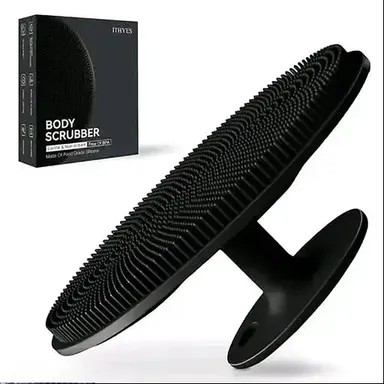Soft Silicone Body Cleansing Brush | Dual‑Sided Exfoliating Scrubber for Bath & Skin Care