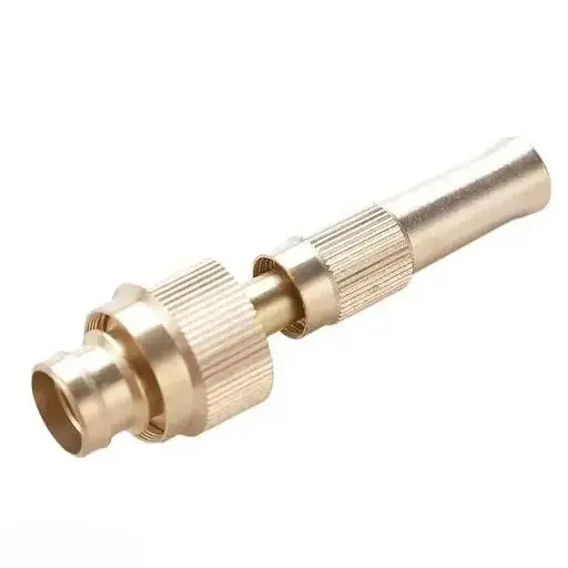 Brass Water Spray Nozzle Adjustable | High Pressure 1/2 inch Hose Car Wash & Gardening Tool image 1