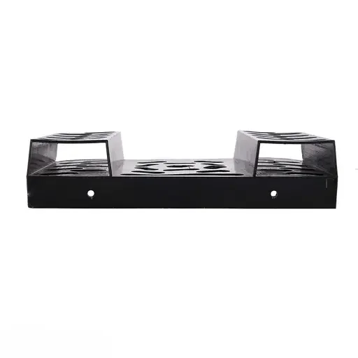 Plastic Set Top Box Stand with Double Remote Holder Wall Mounted Shelf ABS Plastic Compact Size | Ideal for Router TV Accessories |India image 4