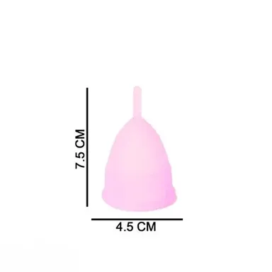 kelby silicone menstrual cup | eco-friendly 44 mm | women’s reusable hygiene cup thumbnail 1