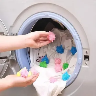 Reusable Corona Washing Balls for Washing Machine | Lint Remover Balls thumbnail 2