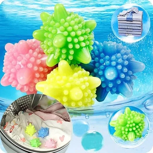 Silicone Washing Machine Laundry Balls | Non-Toxic Dryer Balls for Clothes image 2