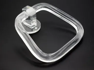 Autumn Towel Ring | Triangle Metal Napkin Holder|Bathroom Accessories Set for Wall Mount, Wash Basin | Pack of 4 for Home Use thumbnail 1
