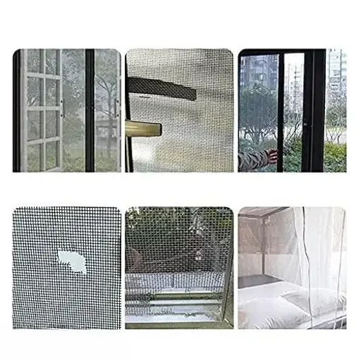 Kelby Window Screen Repair Tape | Waterproof Fiberglass Mesh Patch | Strong Adhesive Mosquito Net Repair Strip 200 cm × 5 cm | Best for Home DIY image 4