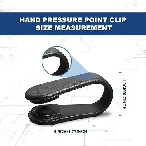 Sugar Control Acupressure Clip – LI4 Migraine & Sugar Relief Pack of 3 | Portable, Drug‑Free, Diabetic Headache Wearable image 2